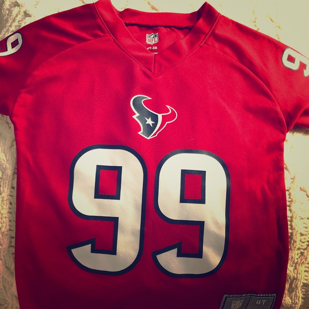 Red JJ Watt Houston Texans Jersey